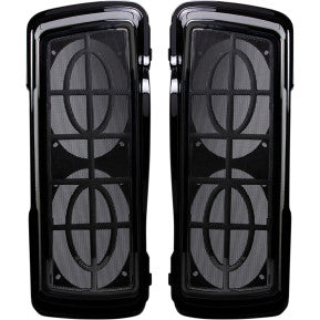 SADDLE TRAMP '94 - '13 SADDLEBAG LIDS W/ SPEAKER CUTOUTS - 0