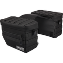 Thrashin Supply Co. Essential Saddlebags black 1680D ballistic nylon MOLLE saddlebags for Harley Softail Dyna FXR
