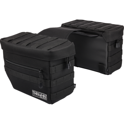 Thrashin Supply Co. Essential Saddlebags Black