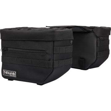 Thrashin Supply Co. Essential Saddlebags Black