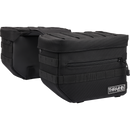 Thrashin Supply Co. Essential Saddlebags black 1680D ballistic nylon MOLLE saddlebags for Harley Softail Dyna FXR