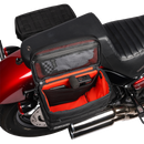 Thrashin Supply Co. Essential Saddlebags black 1680D ballistic nylon MOLLE saddlebags for Harley Softail Dyna FXR
