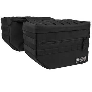 Thrashin Supply Co. Escape Saddlebags Black