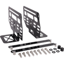 Thrashin Supply Co. TSB-2 Hard Mount Bag Brackets black powder-coated steel for Harley-Davidson Dyna and Softail saddlebags