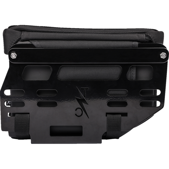Thrashin Supply Co. TSB-2 Hard Mount Bag Brackets black powder-coated steel for Harley-Davidson Dyna and Softail saddlebags