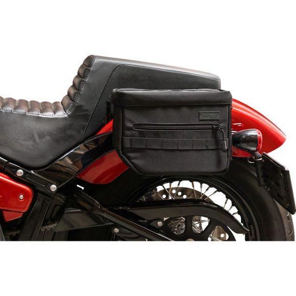 Thrashin Supply Co. TSB-2 Hard Mount Bag Brackets black powder-coated steel for Harley-Davidson Dyna and Softail saddlebags