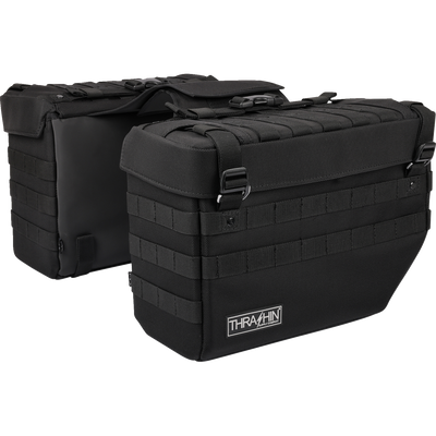 Thrashin Supply Co. Expedition Saddlebags Black