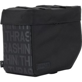 Thrashin Supply Co. Mini Essential Saddlebags 8-liter in black ballistic nylon for Harley Sportster