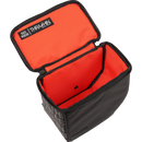 Thrashin Supply Co. Mini Essential Saddlebags 8-liter in black ballistic nylon for Harley Sportster