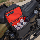 Thrashin Supply Co. Mini Essential Saddlebags 8-liter in black ballistic nylon for Harley Sportster