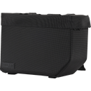 Thrashin Supply Co. Escape Base Saddlebags 18-liter in black ballistic nylon with MOLLE lid points and hi-viz orange interior