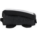 Thrashin Supply Co. 3.5L magnetic tank bag in black ballistic nylon on motorcycle steel gas tank
