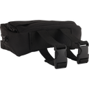 Thrashin Supply Co. Handlebar Bag Plus expanded storage in ballistic nylon with microfiber eyewear pocket mounted to Harley-Davidson handlebars