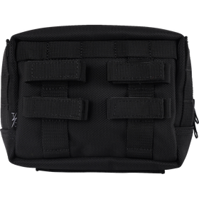 Thrashin Supply Co. ballistic nylon handlebar bag with YKK zippers and quick-attach straps mounted on Harley-Davidson handlebars