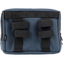 Thrashin Supply Co. ballistic nylon handlebar bag with YKK zippers and quick-attach straps mounted on Harley-Davidson handlebars