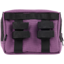 Thrashin Supply Co. ballistic nylon handlebar bag with YKK zippers and quick-attach straps mounted on Harley-Davidson handlebars