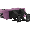 Thrashin Supply Co. ballistic nylon handlebar bag with YKK zippers and quick-attach straps mounted on Harley-Davidson handlebars