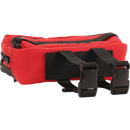 Thrashin Supply Co. Handlebar Bag Plus expanded storage in ballistic nylon with microfiber eyewear pocket mounted to Harley-Davidson handlebars