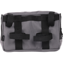 Thrashin Supply Co. Handlebar Bag Plus expanded storage in ballistic nylon with microfiber eyewear pocket mounted to Harley-Davidson handlebars
