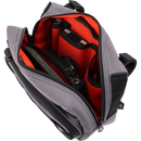 Thrashin Supply Co. Handlebar Bag Plus expanded storage in ballistic nylon with microfiber eyewear pocket mounted to Harley-Davidson handlebars