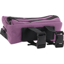 Thrashin Supply Co. Handlebar Bag Plus expanded storage in ballistic nylon with microfiber eyewear pocket mounted to Harley-Davidson handlebars