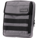 Thrashin Supply Co. Slim Handlebar Bag in black ballistic nylon mounted between fairing and gas tank on Harley-Davidson
