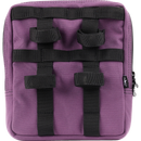 Thrashin Supply Co. Slim Handlebar Bag in black ballistic nylon mounted between fairing and gas tank on Harley-Davidson