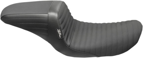 LE PERA Kickflip Seat - Pleated w/ Gripp Tape - Black - FXD '96-'03 LN-591PTGP