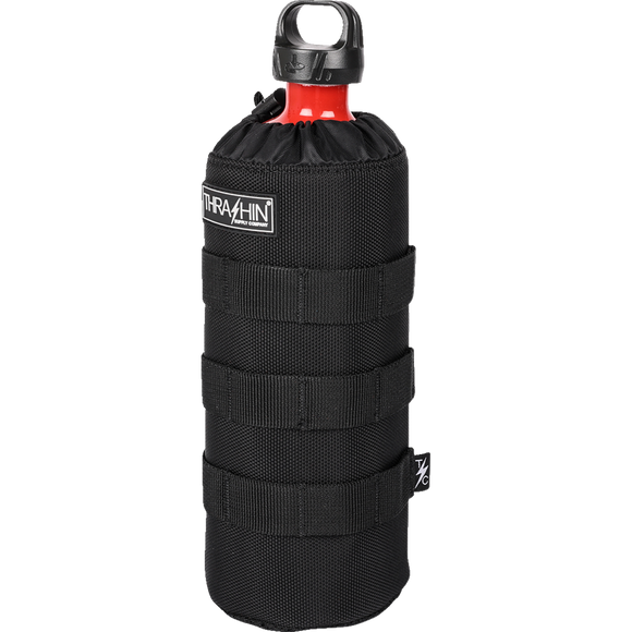 Thrashin Supply Co. TSB-0013 Holster MOLLE Bottle pouch in black ballistic nylon