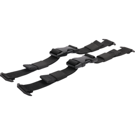 Thrashin Supply Co. Molle Strap Kit in black for MOLLE-compatible motorcycle luggage mounting
