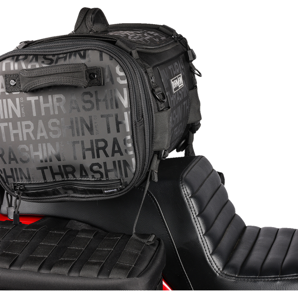 Thrashin Supply Co. Molle Strap Kit in black for MOLLE-compatible motorcycle luggage mounting