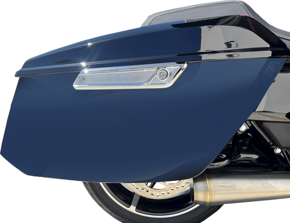 KODLIN USA Saddlebag Latch Covers - Chrome - FLHX/FLTRX '23-'24 K59491