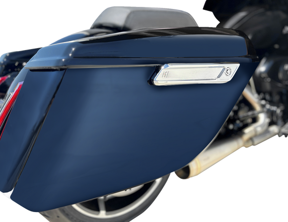 KODLIN USA Saddlebag Latch Covers - Chrome - FLHX/FLTRX '23-'24 K59491
