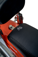 SLYFOX Drifter Seat - Gray Logo - Black Vinyl - Smooth - FXR '82-'00 SlyFox4681B