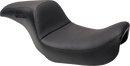 SLYFOX Drifter Seat - Black Logo - Black Vinyl w/ Slipstop - Carbon Fiber - Dyna '96-'03 4683A-slyfox