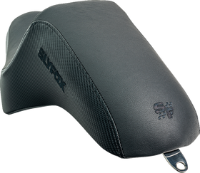 SLYFOX Drifter Seat - Black Logo - Black Vinyl w/ Slipstop - Carbon Fiber - XL '04-'22 4684A-slyfox