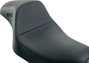 SLYFOX Drifter Seat - Black Logo - Black Vinyl w/ Slipstop - Carbon Fiber - XL '04-'22 4684A-slyfox