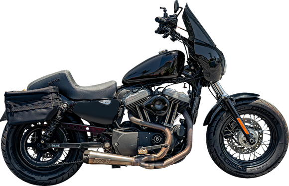 SLYFOX Drifter Seat - Black Logo - Black Vinyl w/ Slipstop - Carbon Fiber - XL '04-'22 4684A-slyfox