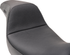 SLYFOX Drifter Seat - Black Logo - Black Vinyl w/ Slipstop - Carbon Fiber - Dyna '96-'03 4683A-slyfox