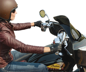 KLOCK WERKS Klip Hanger Handlebar for Indian - 12" - Black/Chrome KWH-04-9011-BC