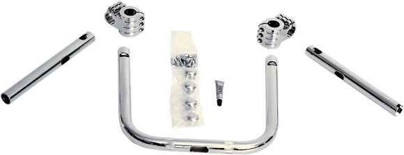 KLOCK WERKS Klip Hanger Handlebar for Indian - 10" - Chrome/Chrome KWH-04-0344