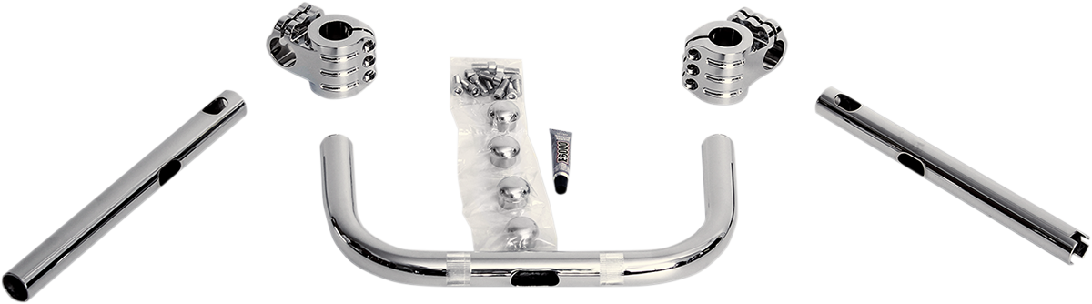 KLOCK WERKS Klip Hanger Handlebar for Indian - 5" - Chrome/Chrome KWH-04-0347