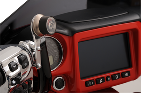 KLOCK WERKS iOmount* for Indian - Left Perch Mount - Chrome - Touring KWD-04-0383