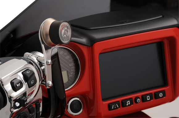 KLOCK WERKS iOmount* for Indian - Left Perch Mount - Chrome - Touring KWD-04-0383