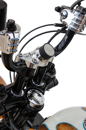 KLOCK WERKS iOmounts* Device Mount - Handlebar Clamp - Chrome KWD-02-0384