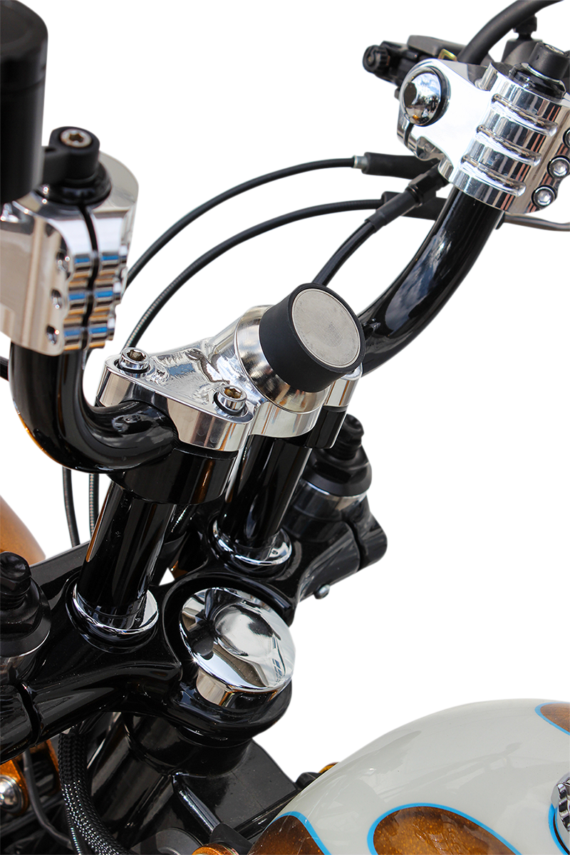KLOCK WERKS iOmounts* Device Mount - Handlebar Clamp - Chrome KWD-02-0384