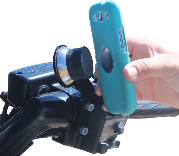 KLOCK WERKS iOmounts* Device Mount - Handlebar Mount - Right - GL1500 - Black KWD-06-0386