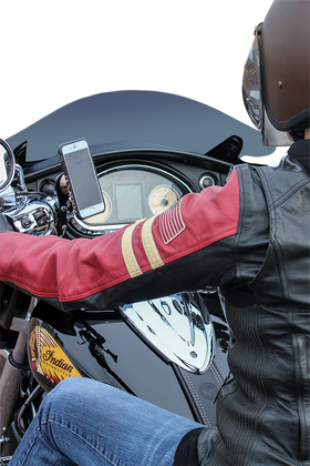 KLOCK WERKS iOmount* for Indian - Left Perch Mount - Black - Touring KWD-04-0384