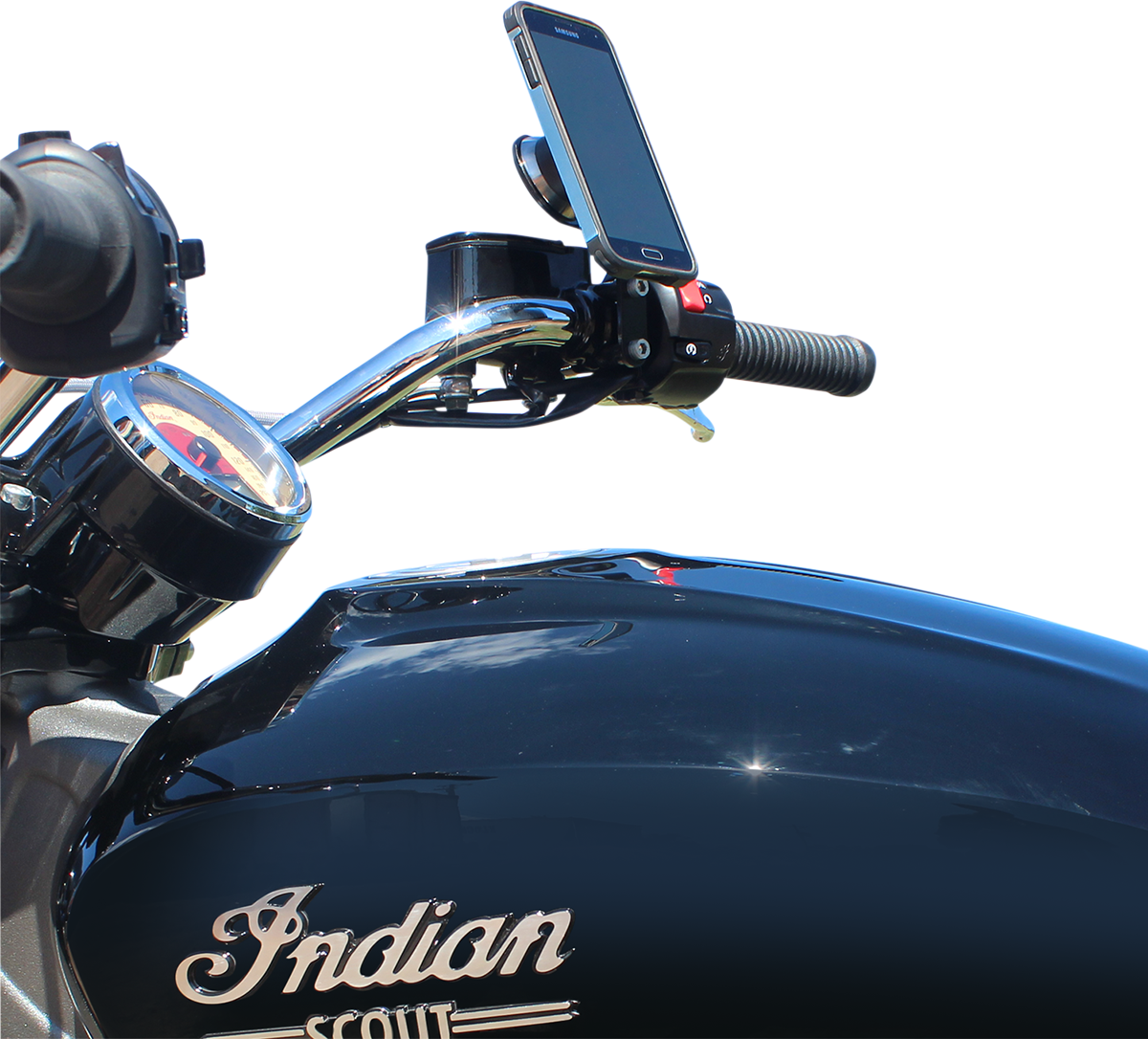 KLOCK WERKS iOmount* for Indian - Right Perch Mount - Black - Scout KWD-04-0410