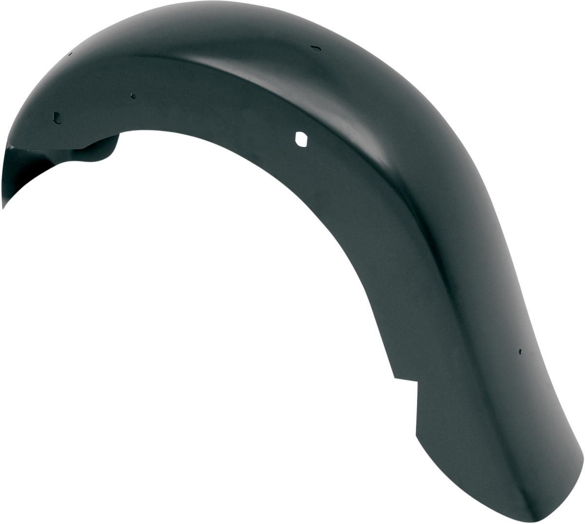 KLOCK WERKS WFB* Benchmark Stretched Rear Fender - Smooth - Black - Steel KWF-01-0120